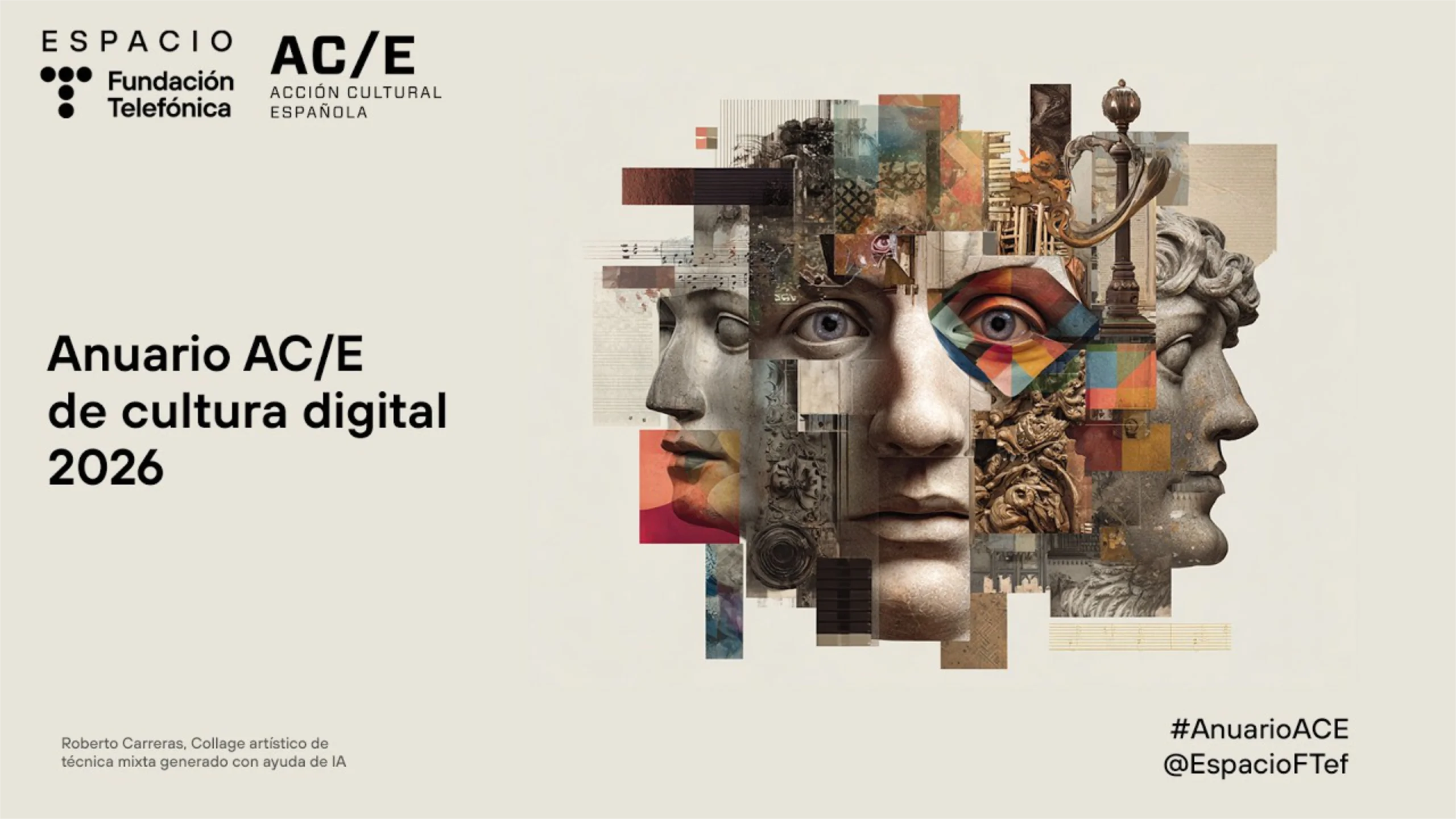 Imagen de portada del evento en streaming Anuario AC/E de la cultura digital 2026
