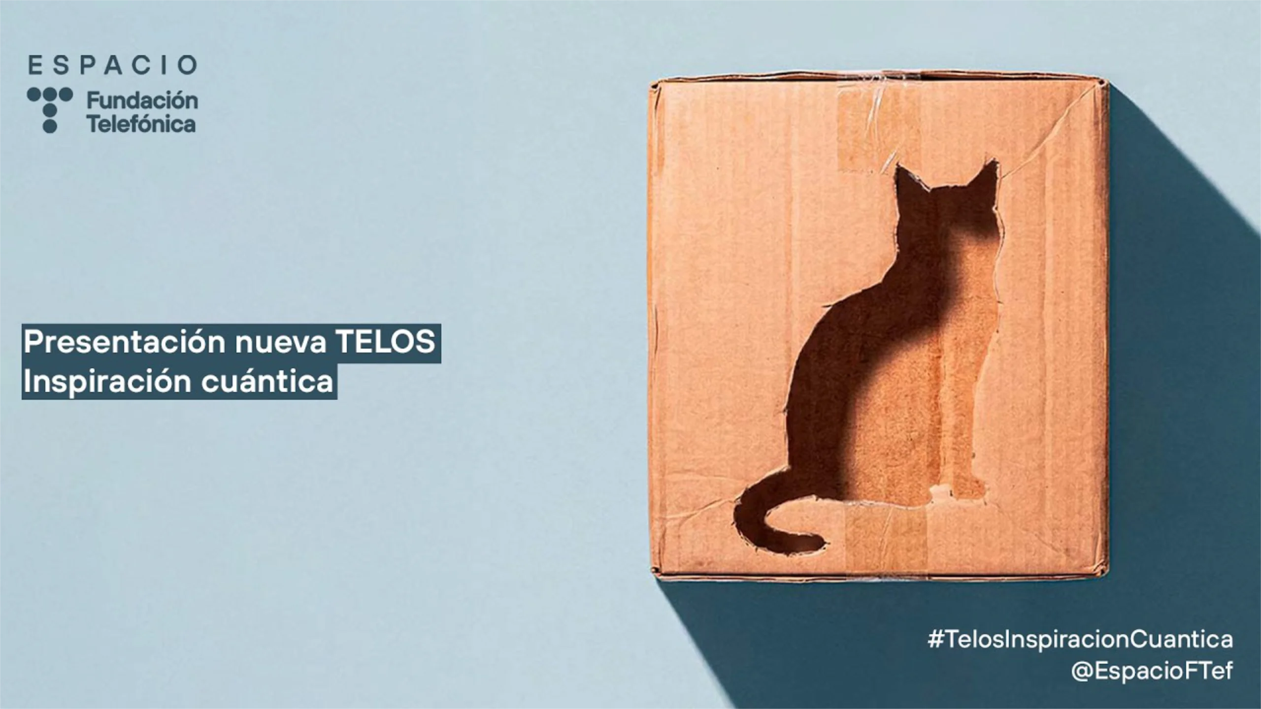 Portada del evento en streaming de presentación de TELOS 129 Portada del evento en streaming de presentación de TELOS 129