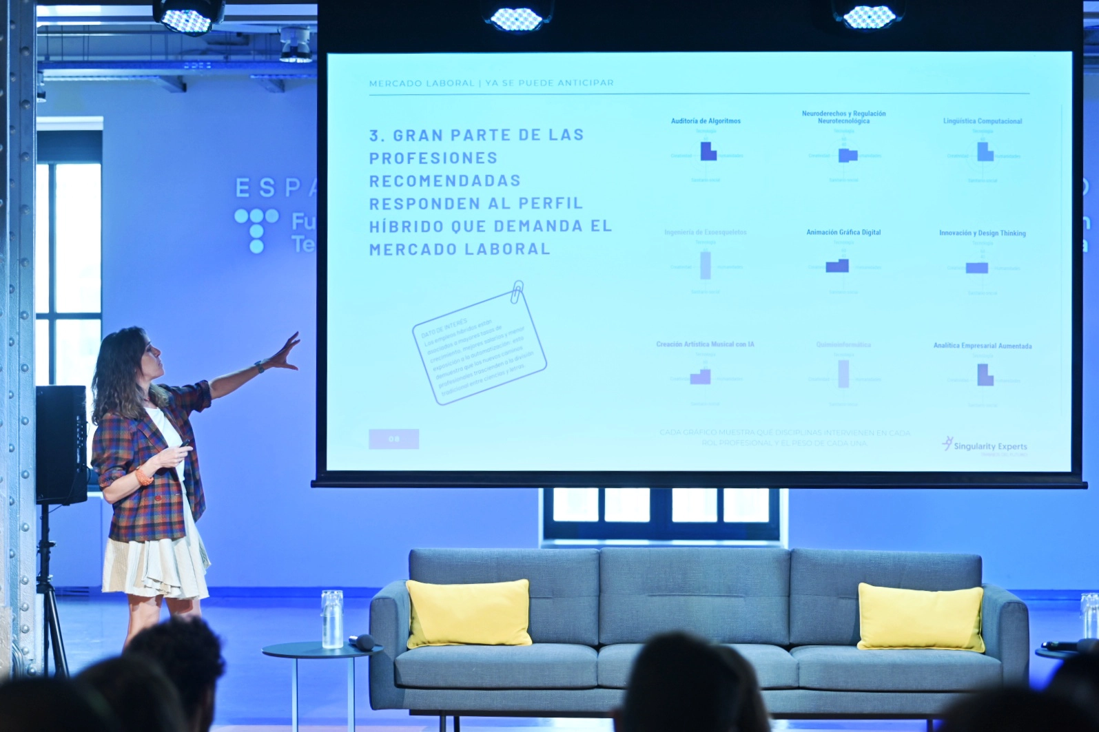 Un momento durante el encuentro ‘Futuros que no llegan. De la intuición a la responsabilidad’ Un momento durante el encuentro 'Futuros que no llegan. De la intuición a la responsabilidad'