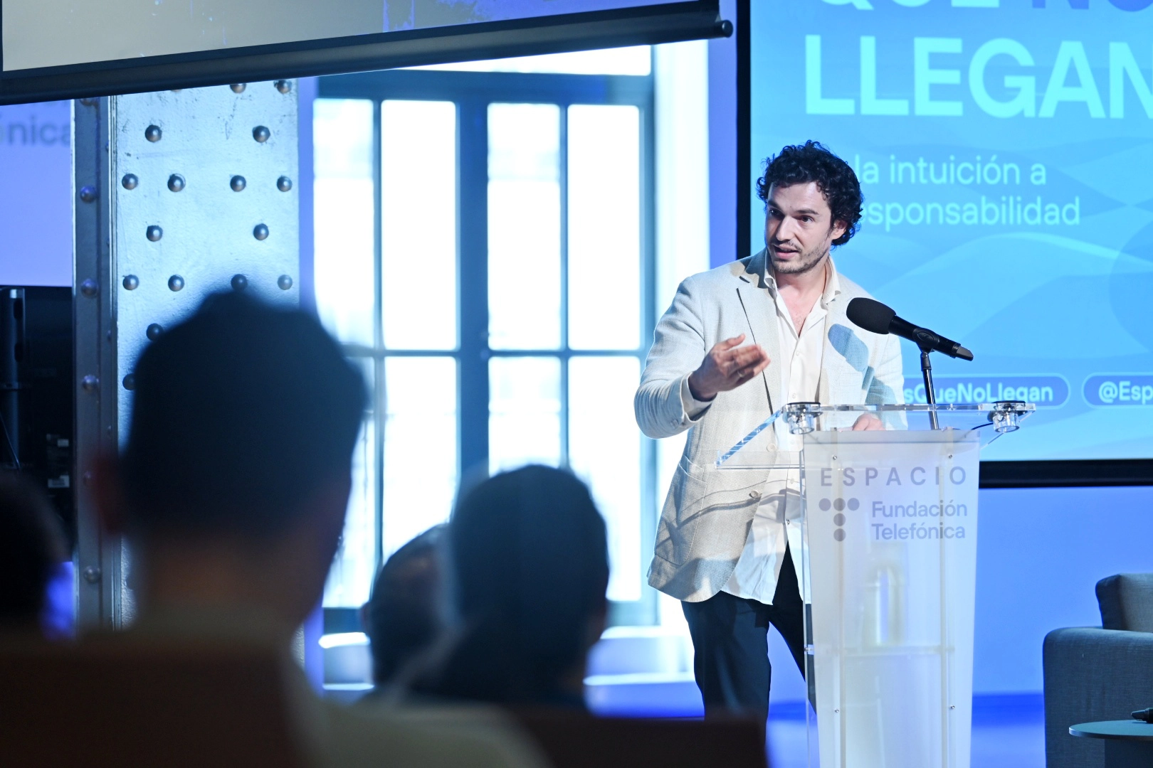 Un momento durante el encuentro ‘Futuros que no llegan. De la intuición a la responsabilidad’ Un momento durante el encuentro 'Futuros que no llegan. De la intuición a la responsabilidad'