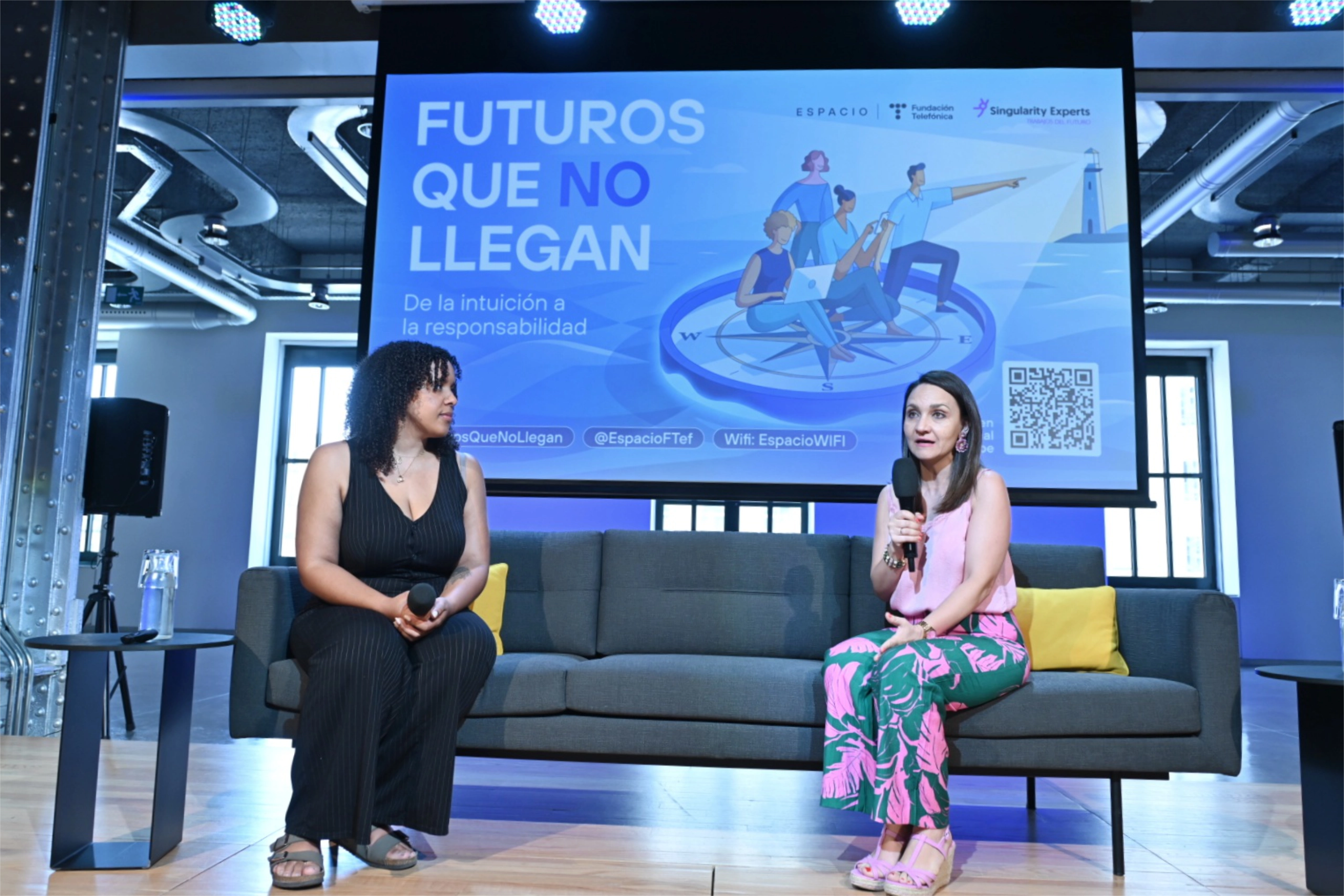 Un momento durante el encuentro ‘Futuros que no llegan. De la intuición a la responsabilidad’ Un momento durante el encuentro 'Futuros que no llegan. De la intuición a la responsabilidad'