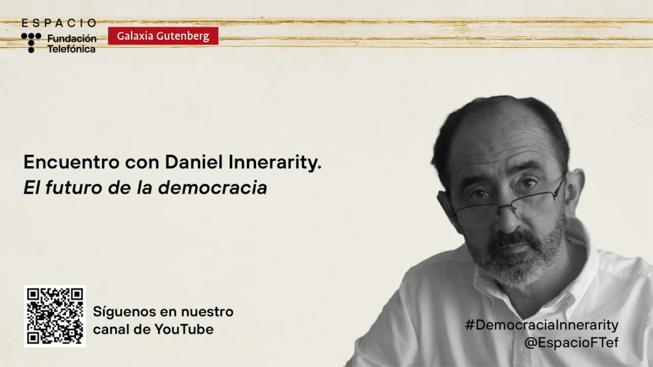 Portadadel streaming del evento de Daniel innerarity Portadadel streaming del evento de Daniel innerarity