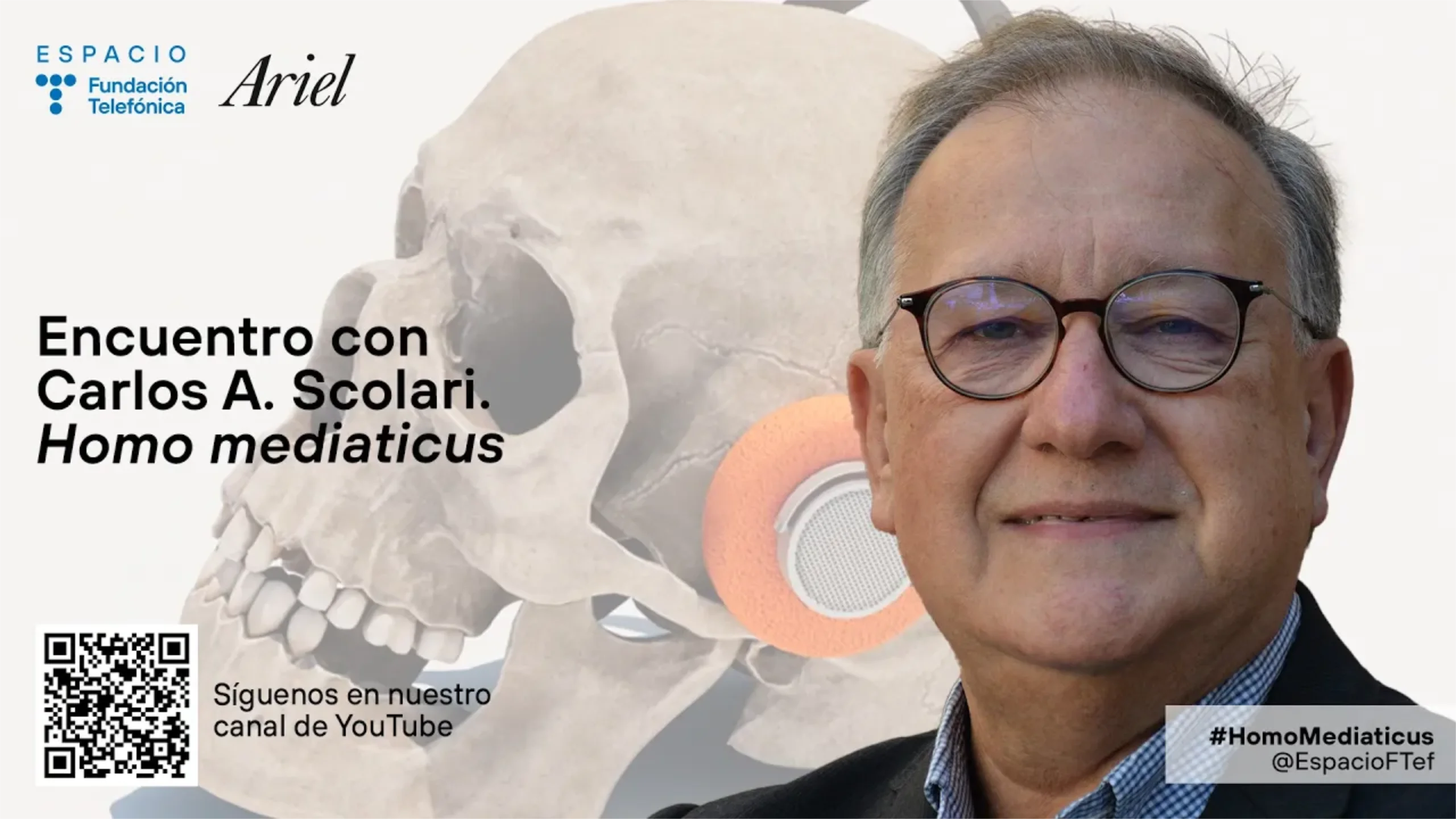Portada del streaming de Encuentro con Carlos A. Scolari. Homo mediaticus Portada del streaming de Encuentro con Carlos A. Scolari. Homo mediaticus