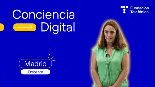 Imagen de portada del vídeo de los docentes de Madrid del proyecto Conciencia Digital Imagen de portada del vídeo de los docentes de Madrid del proyecto Conciencia Digital
